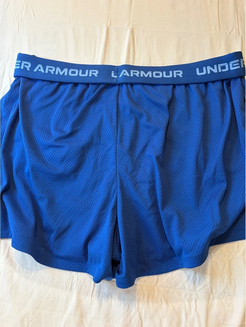 Under Armour Athletic Blue Mesh Shorts Size 2XL